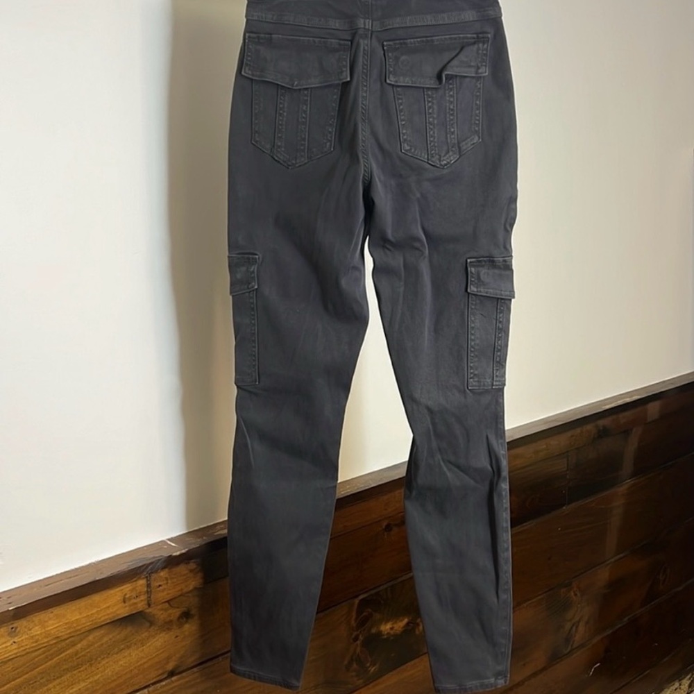 NWT Spanx Charcoal Gray pull on Cargo Pants S - Picture 2 of 7